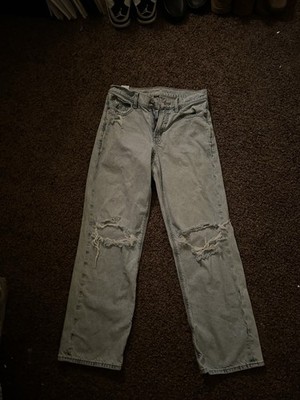 American Eagle Women Straight Leg Jeans Size 4 Mint Condition