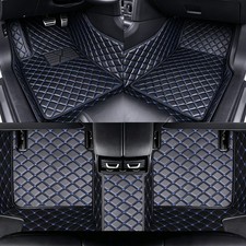 For Mustang Car Floor Mat 2005-2021 All Surrounded Pu Leather Floor Liner Luxury