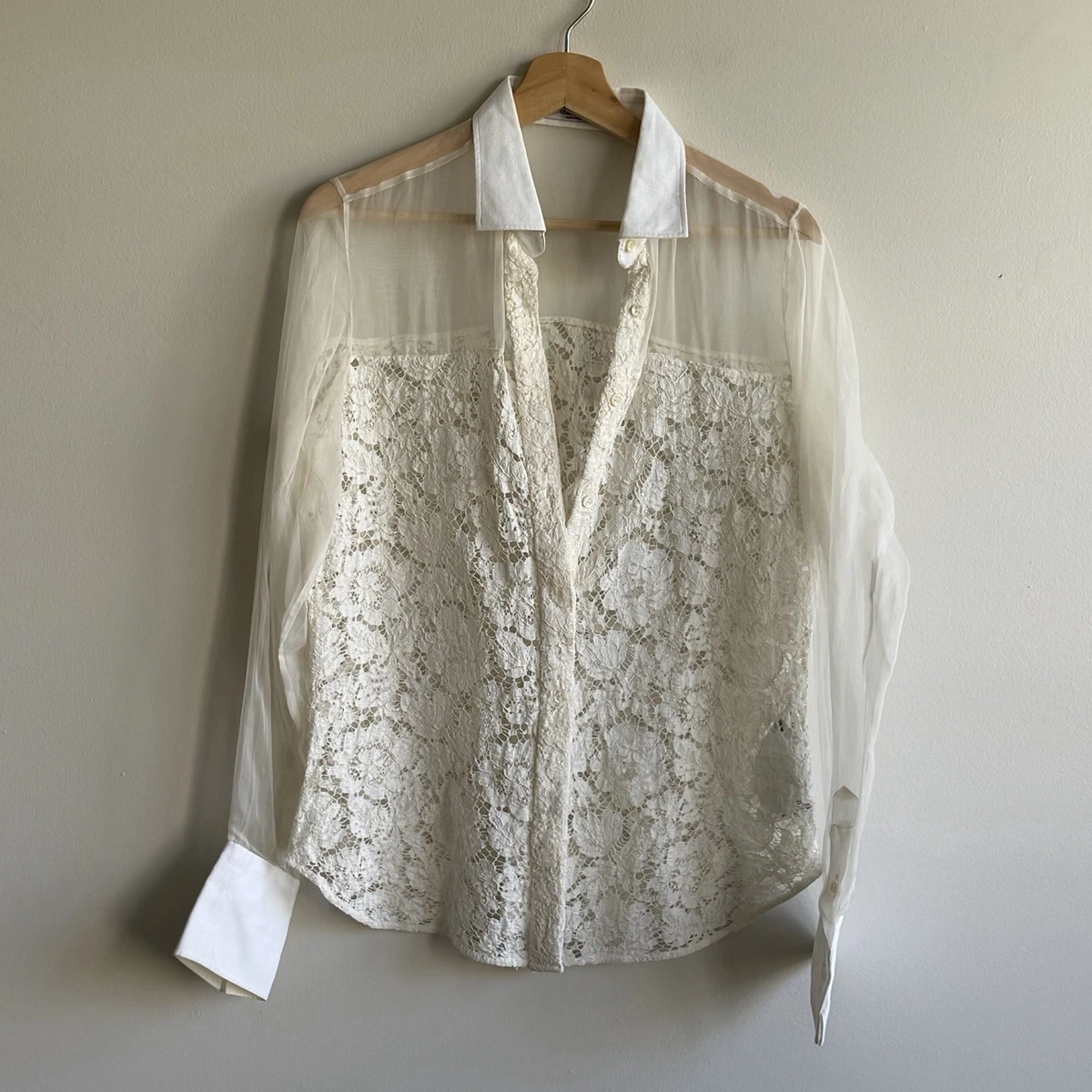 【VALENTINO】アイボリー シースルートップス Valentino Lace Tops for Women for sale | eBay