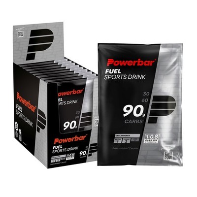 POWERBAR Kohlenhydratgetränk Fuel 90 Unflouvered High Carb Sports Drink 10x 93 g