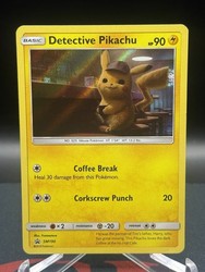 Detective Pikachu SM190 Sun & Moon Black Star Promo
