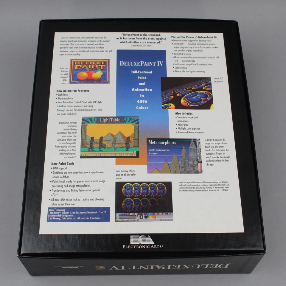 Deluxe Paint IV (4) AGA for Commodore Amiga | Vintage Art Software - 3.5" Floppy - Image 2 of 4