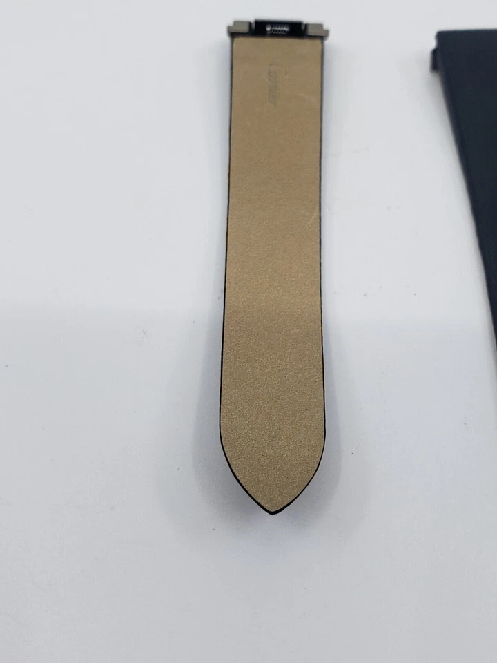 NEW AUTHENTIC CARTIER ROADSTER WATCH BLACK LEATHER STRAP BAND 16MM X 14MM CIH - Image 2 of 4