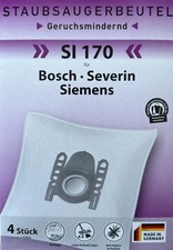 Bosch Severin Siemens 4x Staubsaugerbeutel + Filter SI 170 Protos Compact VS