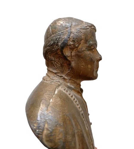 *HH* Antique Bust Statue Pope Pius X Sculpture Religious Statuette Vatican Statues - Picture 8 of 24