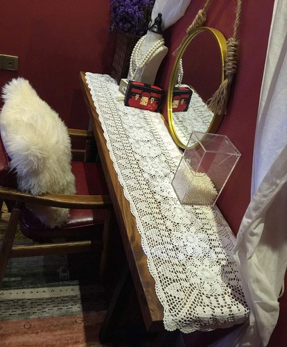 White Handmade Crochet Cotton Table Runner Lace Doilies Doily Rectangle Dress... - Picture 4 of 8
