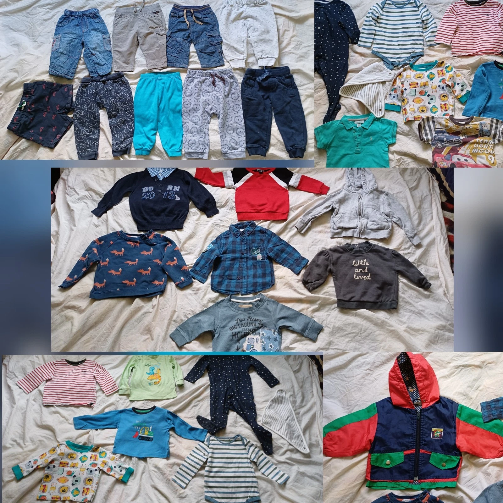 Boy Clothes bundle Baby size age 4-12 Months
