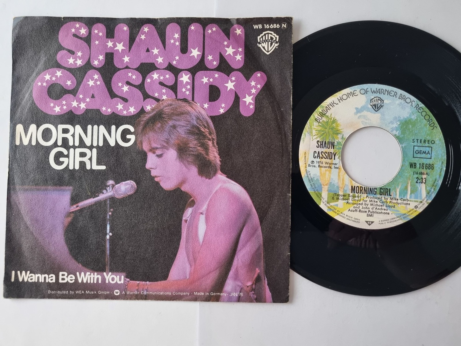 Shaun Cassidy - Morning Girl 7'' Vinyl Germany