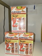 3 turmeric Oil Veet Gold Face Body soap/gel/cream/scrub 7day Original Ex 06/29