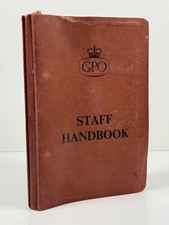 1958 Issue 1 - Vintage GPO Staff Handbook In Very Good Condition for age
