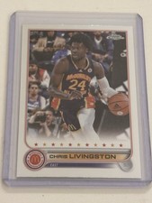 2022 Topps Chrome McDonald's All American Chris Livingston #3 Bucks Rookie Card