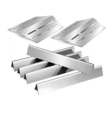 5x 7620 Flavorizer Bars 2x 7622 Heat Deflector for Weber Genesis 300 Series E/S-