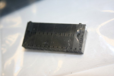 MOLEX 22-56-6287 CRIMP housing ribbon connector 2x14 pos black .1cnt Qty-5