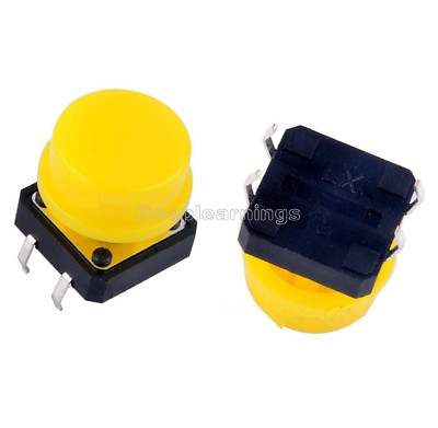 10PCS 12x12x7.3mm 12*12*7.3mm Keyswitch Tact Switch Perfect Microswitch Button S