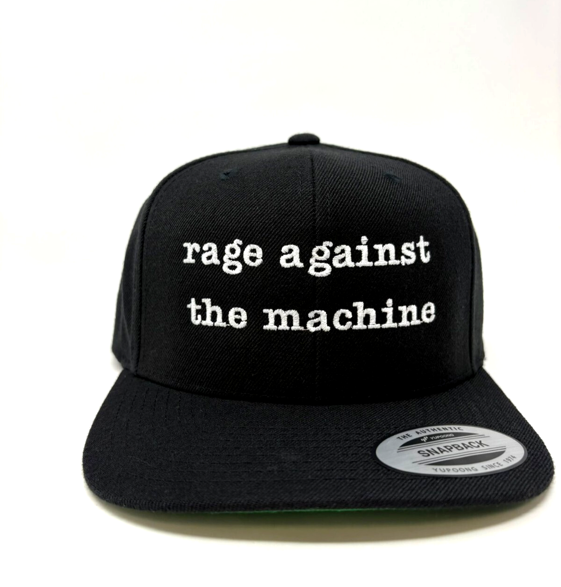 bio-domes rage against the machine キャップ Rage Against The Machine Spellout Adult Black Snapback Hat Cap