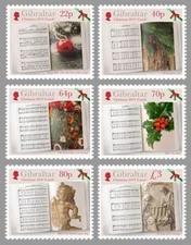 Gibraltar 2019- Christmas - Set of 6 stamps - MNH