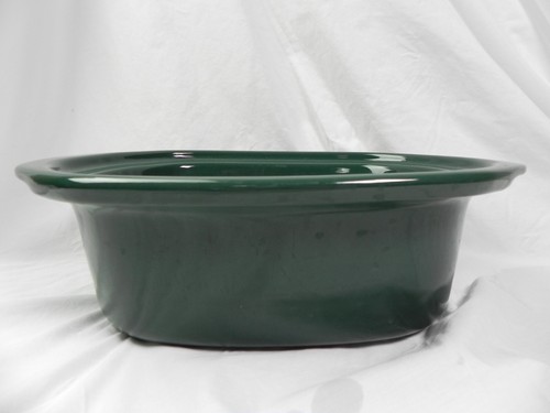 Rival 3745 Ricambio Inserto in Gres Bianco Verde per Crockpot 4,5 Qt Ovale - Foto 6 di 7