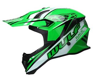 New Wulfsport FIBREGLASS Motocross Enduro Helmet Banger CR YZ KX RMZ CRF YZF KTM