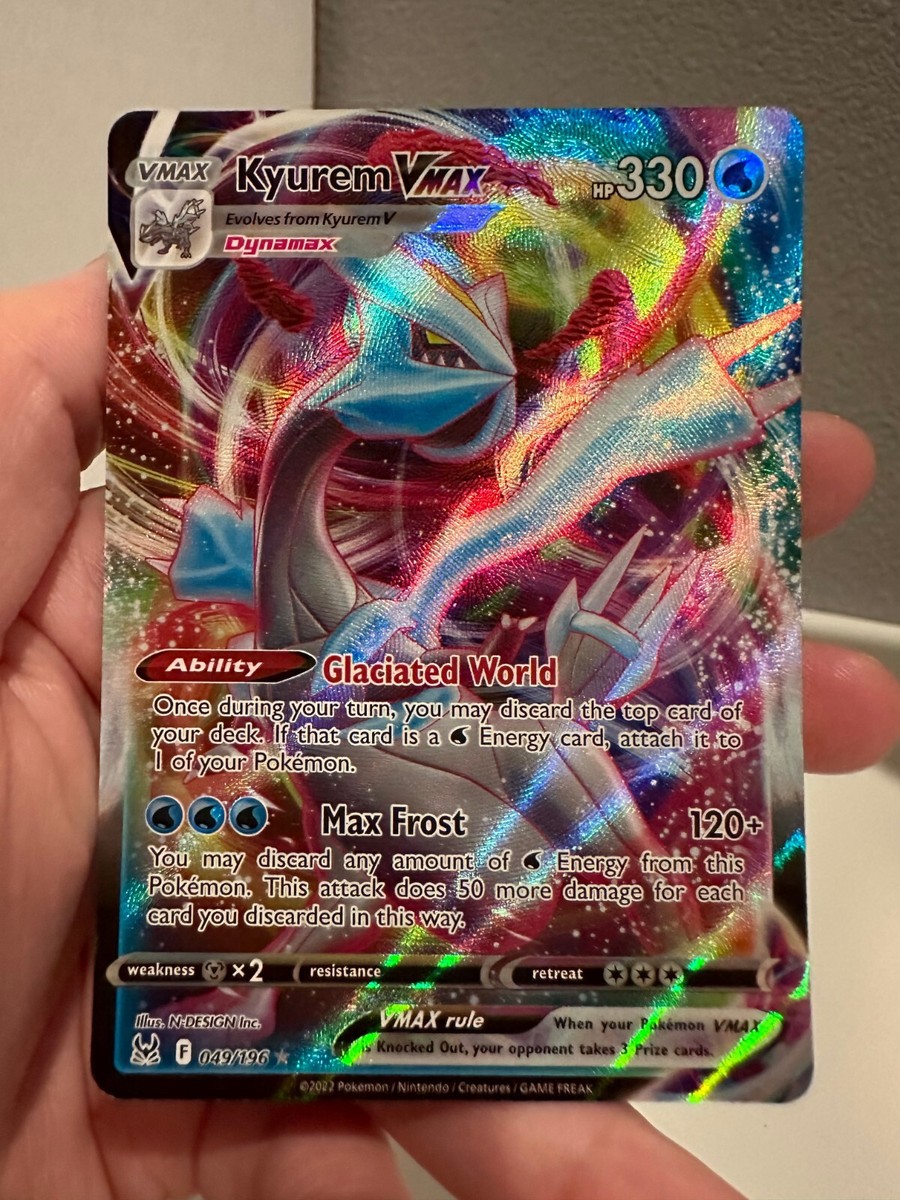 1x Kyurem VMAX 49/196 Pokmon Lost Origin NM 1224#241 | eBay 1x Kyurem VMAX 49/196 Pokmon Lost Origin NM 1224#241 | eBay