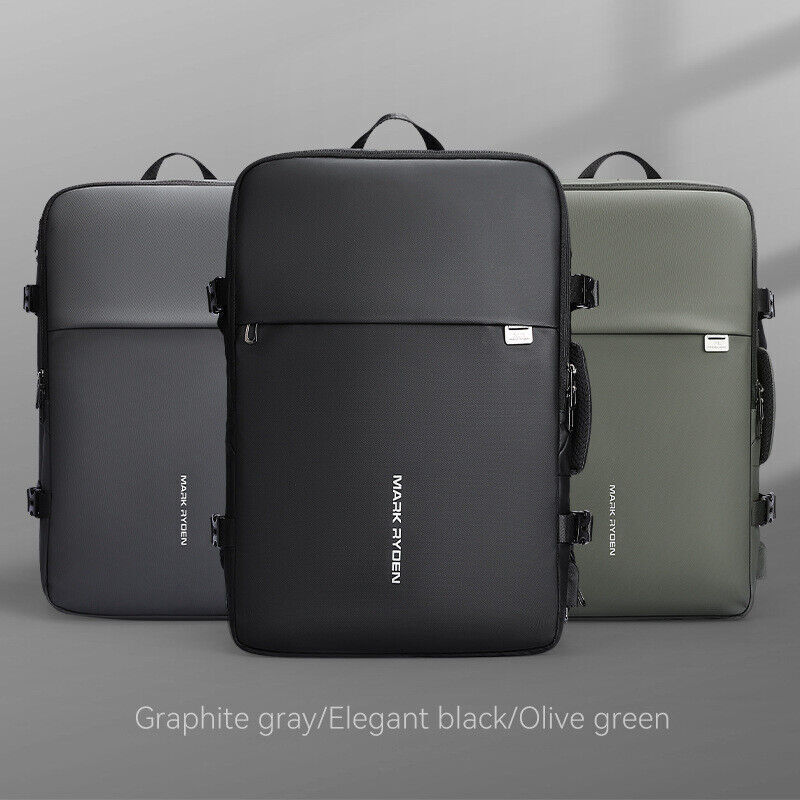 MARK RYDEN Anti-theft  USB Charge Laptop Business Men Backpack school Travel bag