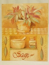 Original Impressionist oil painting by Mary Hubley. 8 by 10 inch titled "Sage"