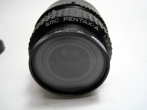 SMC Pentax A 35mm f/2.8 Wide Angle Lens W/UV Filter & C Mount Adapter - Picture 5 of 6