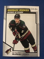2020-21 O-Pee-Chee Marquee Rookie #633 Brayden Burke Arizona Coyotes