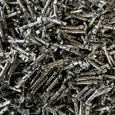 100pc TE AMP 66601-1 Contacts, Circular, Tin, Socket, 18-14AWG, 13A, Female Sock