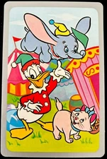 WD126 Swap Playing Cards 1  Japanese Nintendo Disney Dumbo Donald Duck 60’s