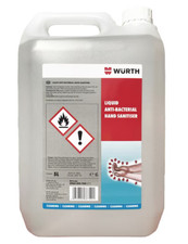 Professional Anti-Bac Liquid Hand Sanitiser Soap Refill for Food Industries - 5L