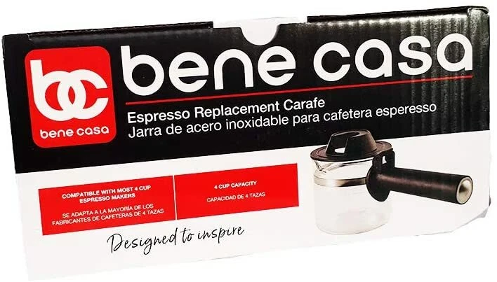 Espresso top replacement carafe