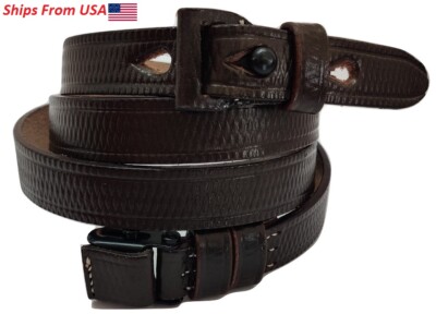 German Mauser Kar 98 K98 98K k98k Kar98 K43 Dark Brown Leather Sling