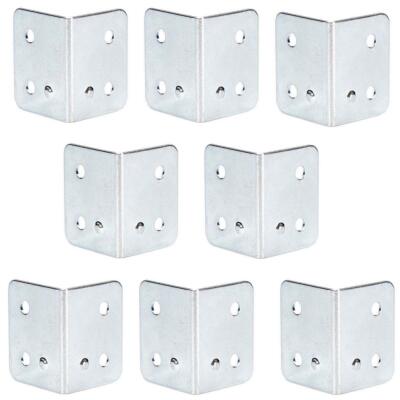 8 L-Ecken L-Winkel 40x31 mm Case Schließwinkel Stahl Winkel L Adam Hall 40431