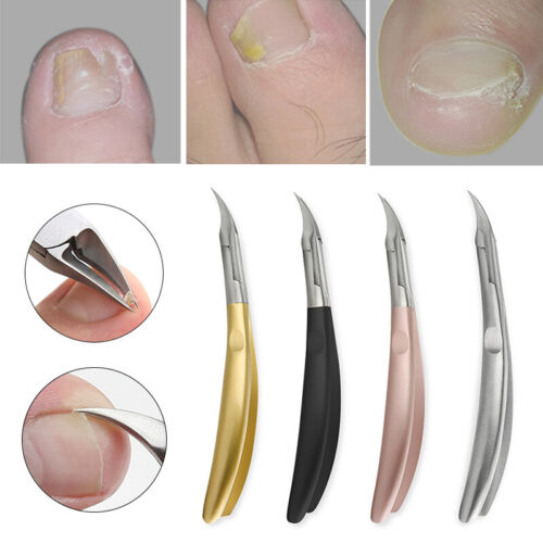 Herramienta de poda para uñas de arco puntiagudo cutícula pinza encarnada - Imagen 1 de 16