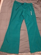 Cherokee Workwear Flare Leg Drawstring Pant Tall 4101T HUN GRN Scrubs Tall XL
