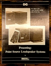 Design Acoustics PS-8 PS-10 Speaker 5pg Foldout Dealer Brochure *Orig*
