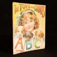 1898 The Toys and Games ABC Edith Nesbit First Edition Illustrated Colour Ver...