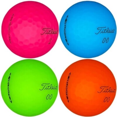 Titleist Velocity Matte Color Mix AAAA Near Mint 48 Used Golf Balls 4A