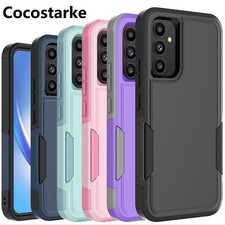 For Samsung Galaxy A03S A14 A15 A16 5G Heavy Duty Full Body Phone Case TPU Cover