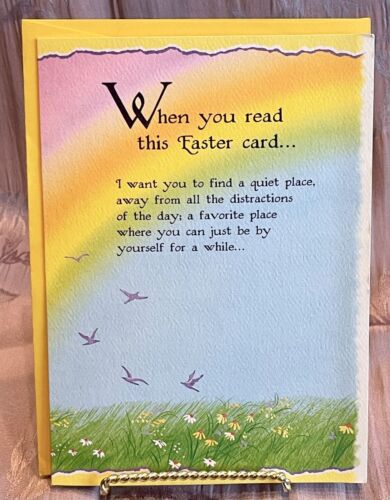 Vintage Blue Mountain Arts Greeting Card "When You Read This Easter Card..." - Picture 1 of 4