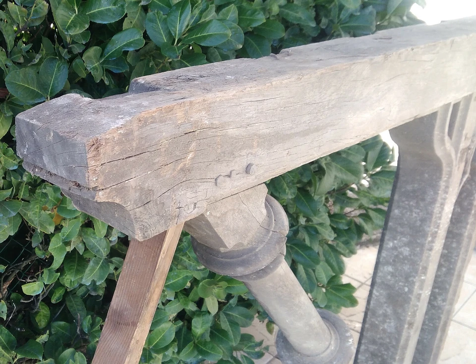 Potence style Gothique en chêne 18ème - Photo 4/4