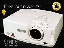 Mitsubishi WD720U-G DLP Projector 4300 Lumens Professional 3D HD HDMI w/bundle