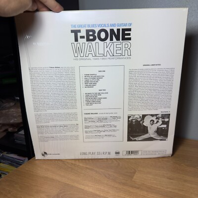 The Great Blues Vocals and Guitar of T-Bone Walker 1945-1950 Vinyl
