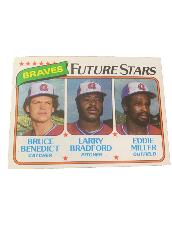 1980 Topps Baseball Card #675 Future Stars Atlanta Braves Bruce Benedict