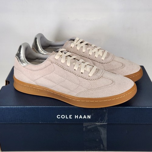 Size 7.5 - Cole Haan Grandpro Breakaway - Dove Suede / Silver - Womens - Picture 2 of 8
