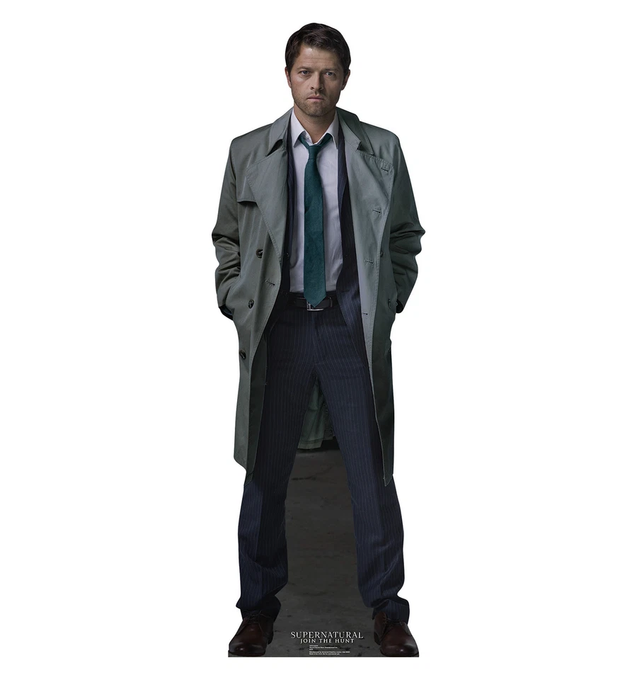 SUPERNATURAL ANGEL CASTIEL MISHA COLLINS LIFESIZE STANDUP STANDEE CUTOUT POSTER