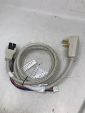 Power Cord Assembly 3-Prong Molded Plug with Multi-Wire Connector 25A,240VAC,600