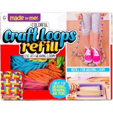 Colorful Craft Loops Refill for Weaving Looms - 210 Pieces for Kids' Creations