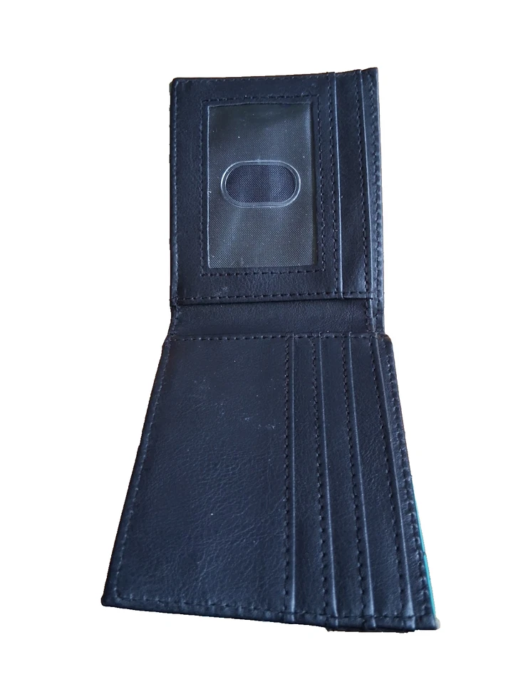 Naruto Metal Logo Bifold Wallet Shippuden Konohagakure Kakashi symbol Japanese - Image 3 of 4