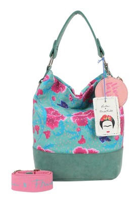 Fritzi aus Preußen Fritzi x Frida Kahlo Limited Canvas Hobo Bag
